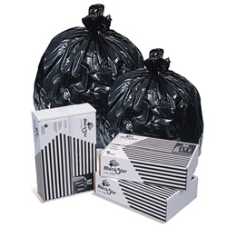 (image for) SQ33394B 33 x 39 .45 MIL Black 8 coreless liners